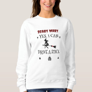 Yes, I Can Drive A Stick Says The Witch Hand Towel