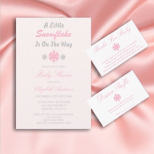 A Little Snowflake Is On The Way Baby Shower