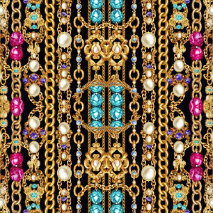 Square Pearl Chain Square stickers. Sticker
