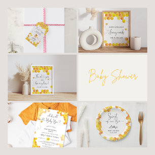 Sweet Little Honey Bee Baby Shower Invitation