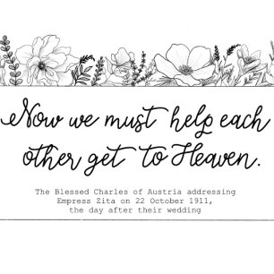 JMJ Catholic Wedding Invitation