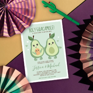 Kawaii Avocado Books for Baby  Enclosure Card