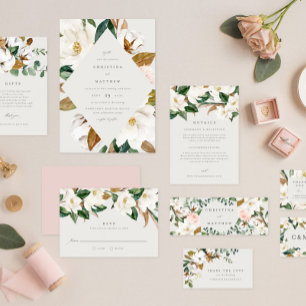 Magnolia Wedding Invitation