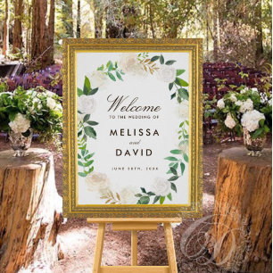 Gold and Champagne Wedding Invitations