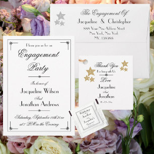 Classy Engagement Party Custom Names Cute Backdrop Tapestry