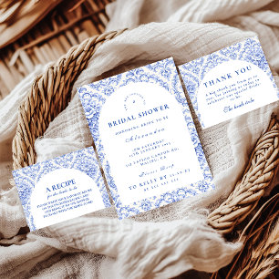 Classic French Toile Bridal Shower Napkin