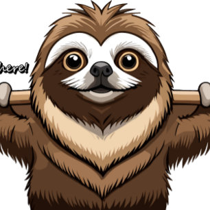"Hang in There": Sloth's Encouraging Words  iPhone 11 Case