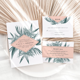 Sanibel   Tropical Botanical RSVP Card