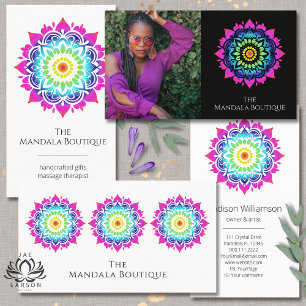 Esoteric Mandala Holistic Metaphysical Spa Boho Favour Tags
