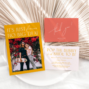 Yellow Minimal Will You Be My Bridesmaid Proposal  Invitation