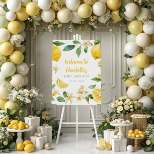 Personalised Lemon Citrus Paper Plates