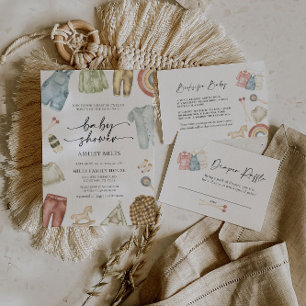 Boy Clothes Baby Shower Napkins