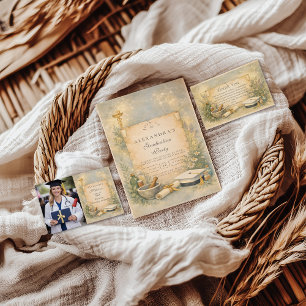 White Coat Pharmacy Graduation Invitation