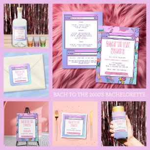Y2K Bachelorette Weekend Bach To The 2000's  Invitation