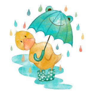 A Little Duckling is on the Way Invitation Postcard