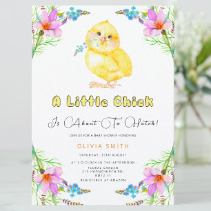 Little Chick Baby Shower Bucket List