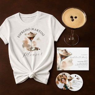 Cute and Funny Espresso Martini T-shirt