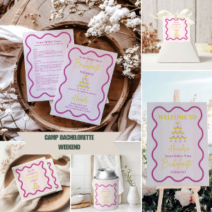 Veuve Before Vows Bachelorette Weekend Square Sticker