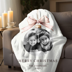 "Personalised Merry Christmas  with Photo  Wine Label