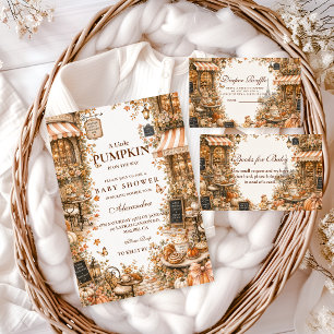 Harvest Pumpkin Spice Baby Shower Napkin