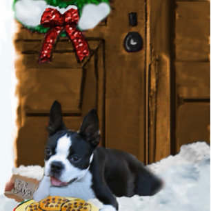 Boston Terrier Christmas Cards