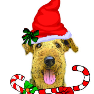 Airedale Terrier Christmas Gifts Holiday Card