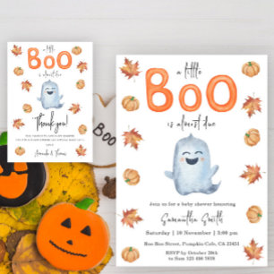 Cute ghost - Baby shower bingo game