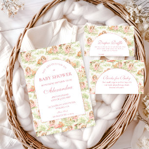 Whimsical Fairy Baby Shower Diapper Raffle Enclosure Card