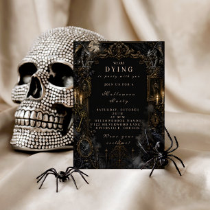 Elegant Monster Halloween Party Invitation