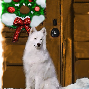 Samoyed Christmas Gifts Holiday Card