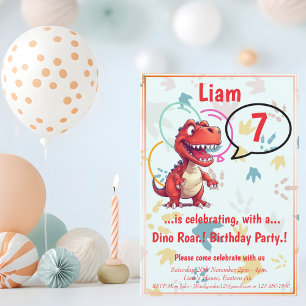 Dino Roar Birthday Party Banner