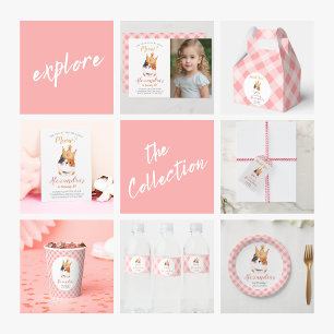 Kitten Meow Pink Crown Girl Kitty Cat Birthday Classic Round Sticker