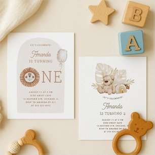 Thank you for coming Boho Teddy Bear kids birthday Classic Round Sticker