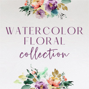 Watercolor Floral Wedding RSVP Card