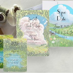 Cosy Animation Studio Flat Save The Date Card