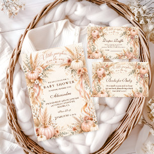 Romantic Boho Little Pumpkin Baby Shower Napkin
