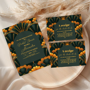 Art Deco Roaring 20s Bridal Shower Paper Plate