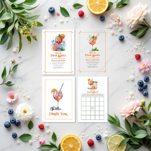 Love at First Spritz Bridal Shower Bingo Game