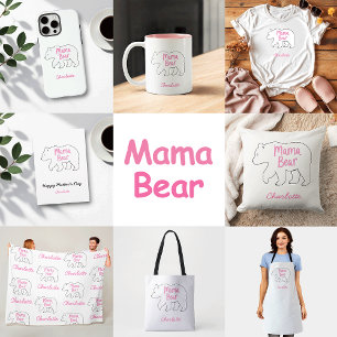 Mama Bear   Cute & Funny Mother's Day T-Shirt