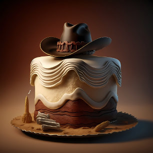 Cowboy themed Birthday Favour Box