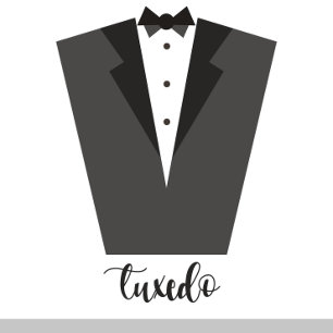 Tuxedo Invitations (Black & White Tuxedo Wedding)