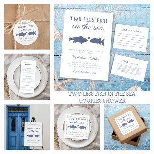 Two Less Fish In The Sea Couples Shower Invitation