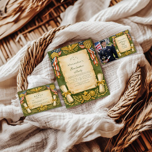 Photo Patriotic Military Graduation Party Announcement