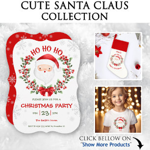 Cute Santa Claus Christmas Text Name Coffee Mug