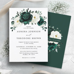 Emerald Greenery Eucalyptus White Save the Date Postcard