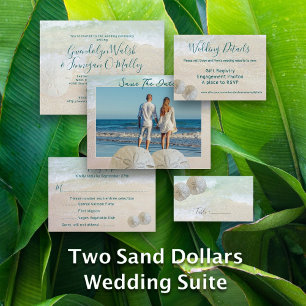 Sand Dollars Wedding Place Table Seating Cards