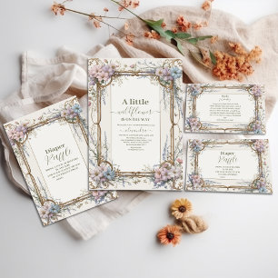 A Little Wildflower Girl Baby Shower Invitation