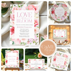 Floral Bridal Shower Advice for the Bride Card