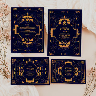 Elegant Celestial Wedding Save The Date
