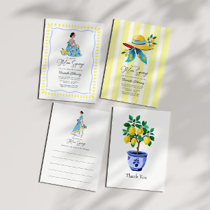 Main Squeeze Amalfi Coast Bridal Shower Invitation